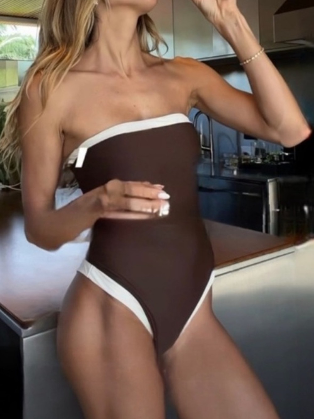 {Abercrombie & Fitch} Brand New Marina Curve Love One Piece Swimsuit